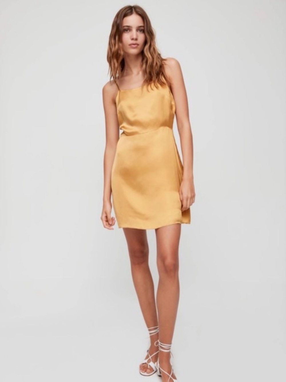 Aritzia Wilfred Isabelle Slip Mini Dress